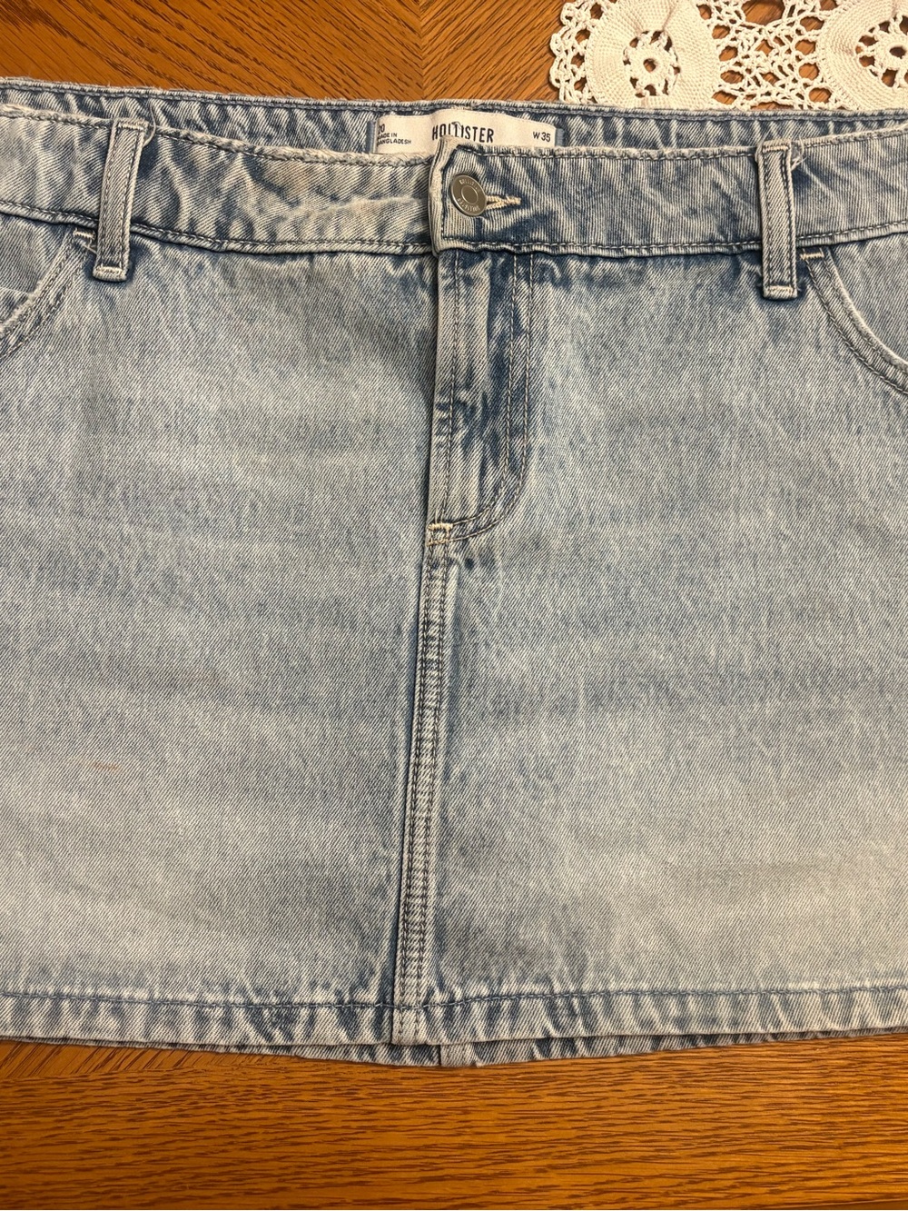 Hollister Light Wash Plus size 20 Denim skirt